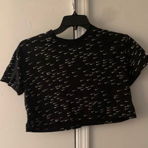 Black Nike Cropped shirt